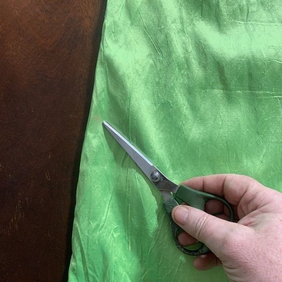 Vintage Women's Calypso Silk Dress XS Green Boho Resortwear Sri Lanka 1990s - Picture 13 of 13